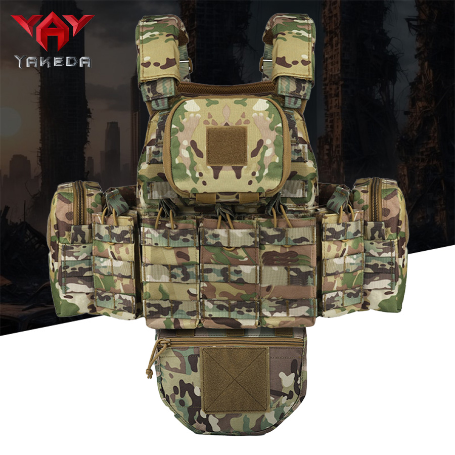 Crossfit Vest - YAKEDA Pięcioczęściowa kamizelka treningowa z torbą