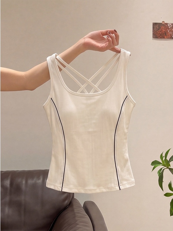 Crossfit Vest - Damska bluzka w stylu amerykańskim z