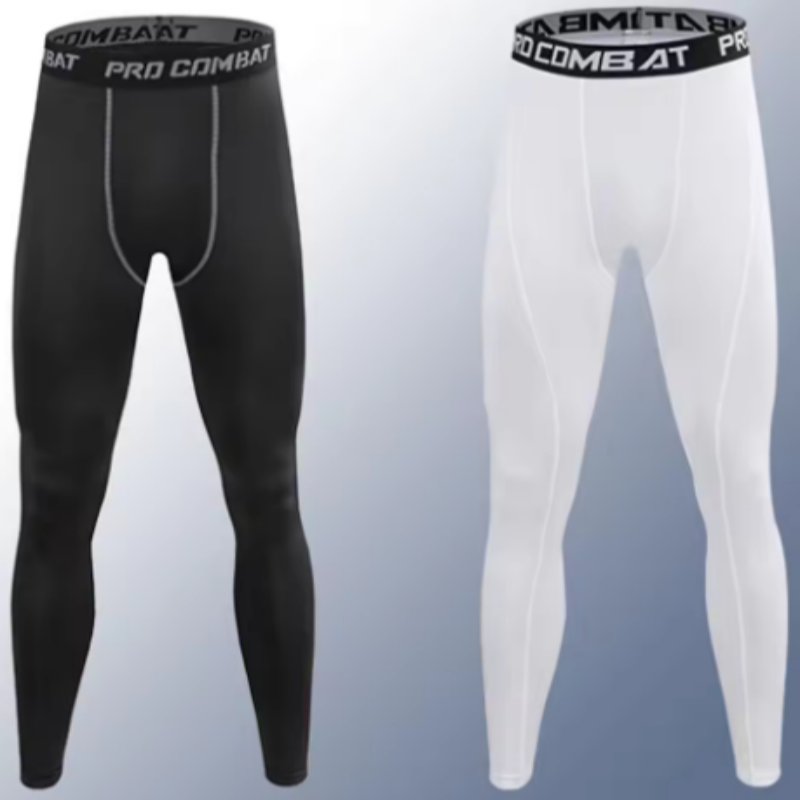 Crossfit Ga - Męskie legginsy sportowe do ćwiczeń na