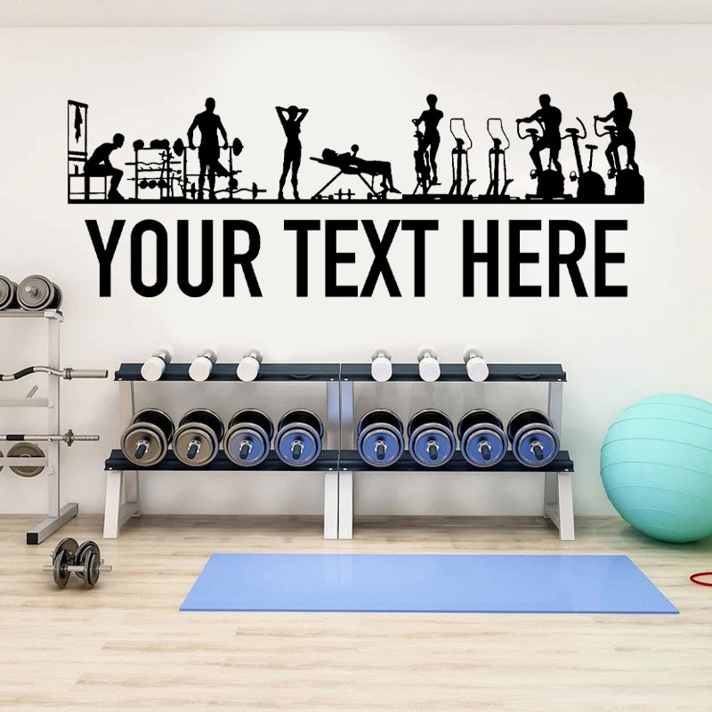 Naklejki ścienne na siłownię L – Crossfit Equipment recenzja i cena