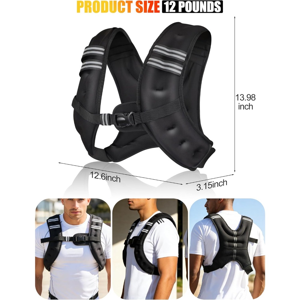 Kamizelka obciążeniowa fitness – Crossfit Vest recenzja i cena