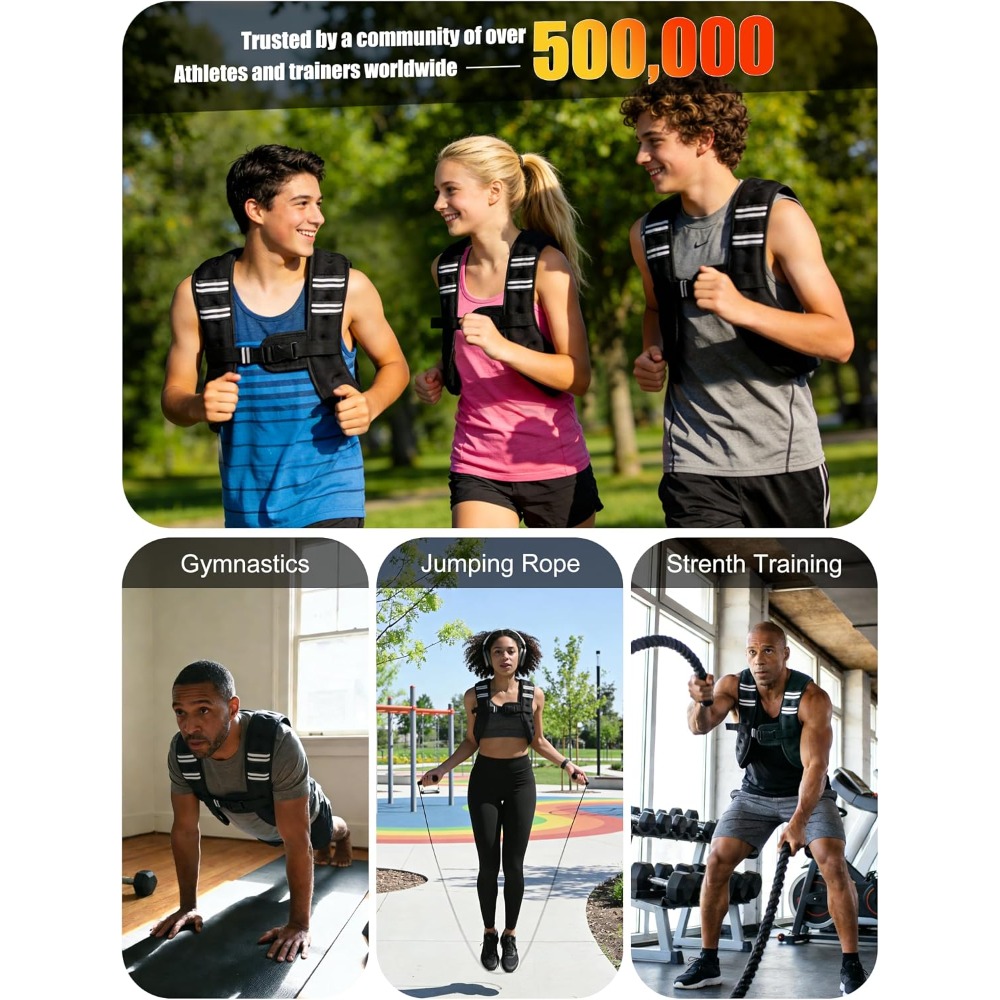 Kamizelka obciążeniowa fitness – Crossfit Vest recenzja i cena