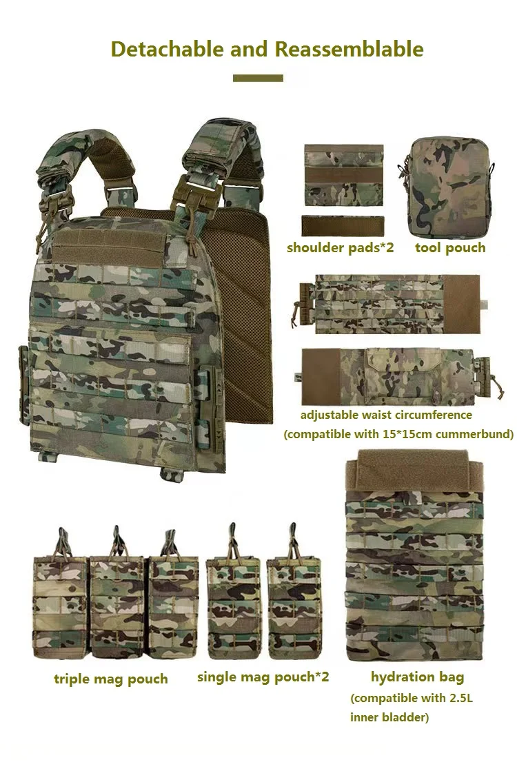 Kamizelka YAKEDA Plate Carrier – Crossfit Vest recenzja i cena